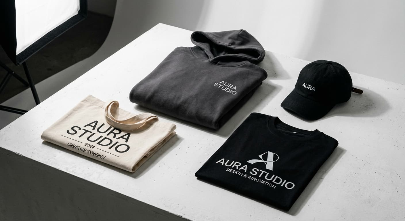 Merch flatlay